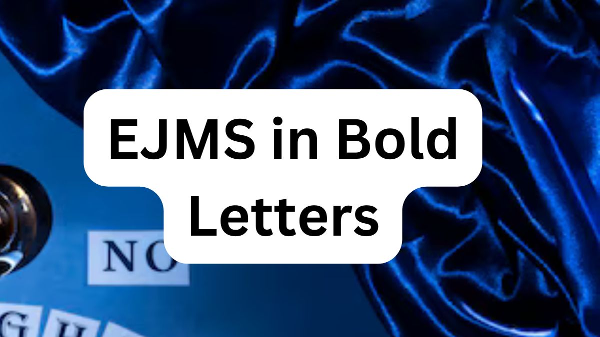 EJMS in Bold Letters